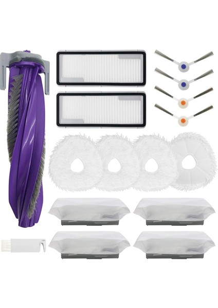 Freo x Ultra Robot Süpürge Aksesuarları Ana Yan Fırçalar Hepa Filtreler Paspas Pedleri Toz Torbaları (Yurt Dışından)