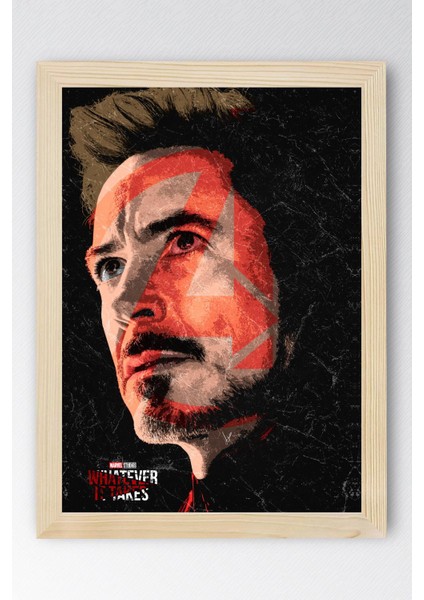 Iron Man Çerçeveli Tablo - Avengers Marvel Film Posteri Tablo
