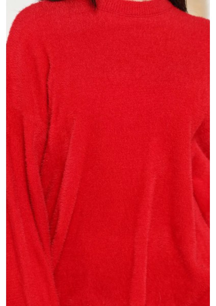 Bisiklet Yaka Kadın Sakallı Triko Kazak fırsatları