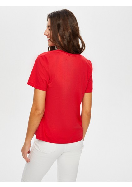 Pamuk V Yaka T-Shirt 007 modelleri