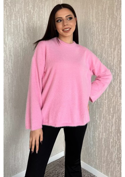 Bisiklet Yaka Kadın Sakallı Triko Kazak fiyatları