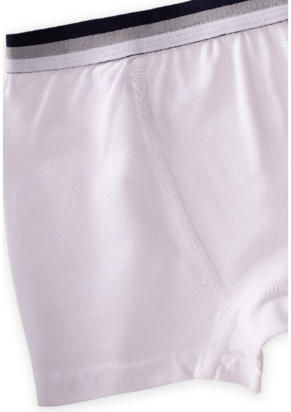Üçlü Erkek Boxer Set Beyaz