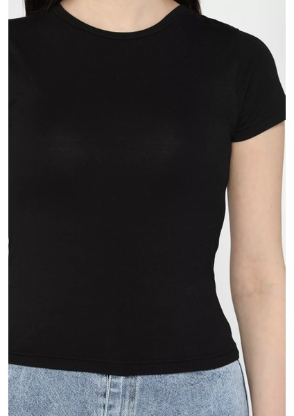 Kadın Bisiklet Yaka T-Shirt