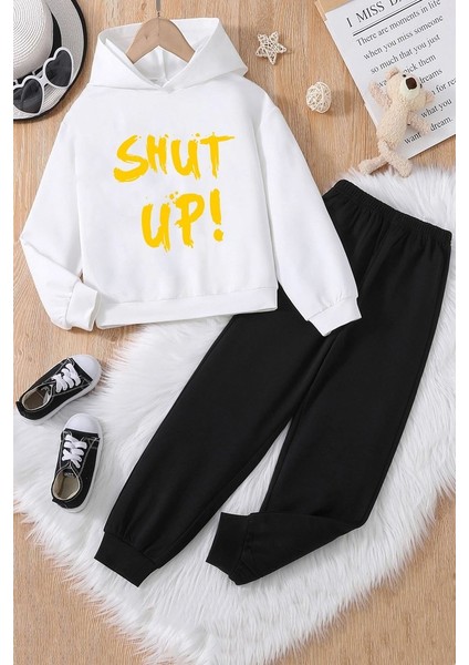 Uygun Tarz Çocuk Shut Up Eşofman Takımı
