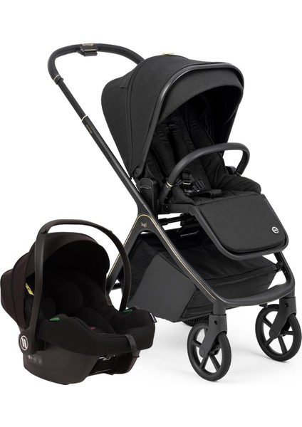 Heritage Black Cosmo Travel Sistem Bebek Arabası Black