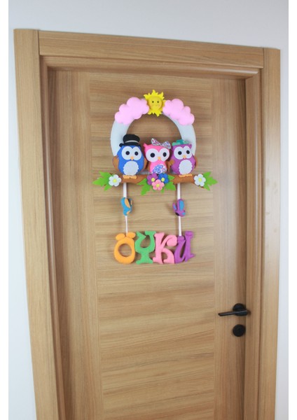 Öykü Isimli Baykuş Hastane Odası Kapı Süsü fırsatları