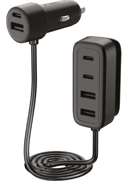 Smartcharger 6sı 1 Arada Pd 90W Araç Hızlı Şarj Aleti 3 Usb-C+3 Usb-A