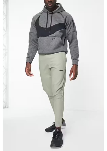 Therma-Fit Swoosh Graphic Fitness Hoodie Erkek Gri Spor Sweatshrit fırsatları