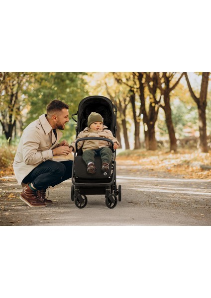 Compact Autofold Travel Sistem Bebek Arabası Black