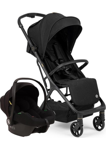 Compact Autofold Black Cosmo Travel Sistem Bebek Arabası Black