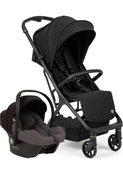 Compact Autofold Grey Cosmo Travel Sistem Bebek Arabası Black