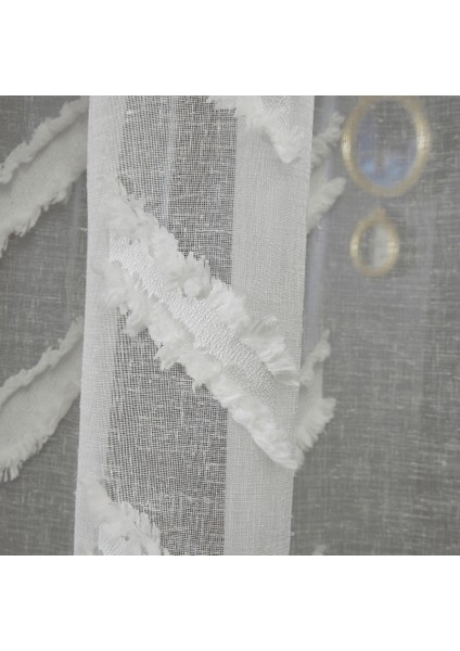 Milano Keten Ekru 1 x 3 Sık Pile Tül Perde fiyatları