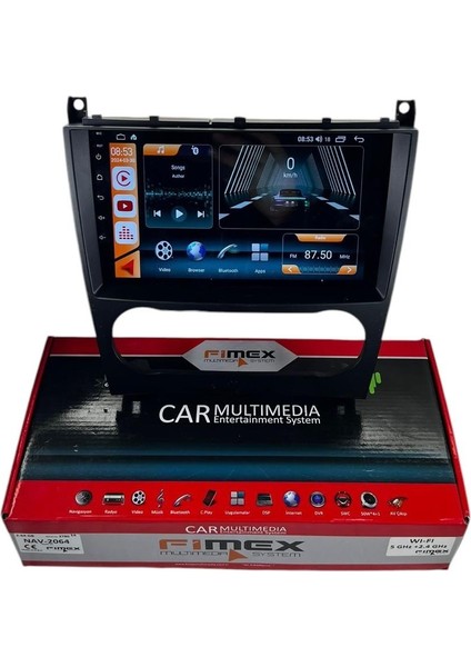 Mercedes C W211 2007-2011 Fimex 2-64 Dspli Pro Oem Multimedia