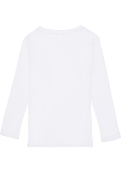 Kız Çocuk Beyaz Sweatshirt 50298174-VR013 fırsatları