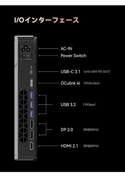 Mga1 Amd Radeon 7600M Xt 8gb Harici Ekran Kartı Kiti, Egpu, Oculink 4i, Docking Station fiyatları
