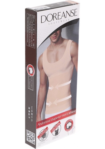 Pamuk Geniş Yaka Toparlayıcı Erkek Atlet Korse 5950 Beyaz modelleri