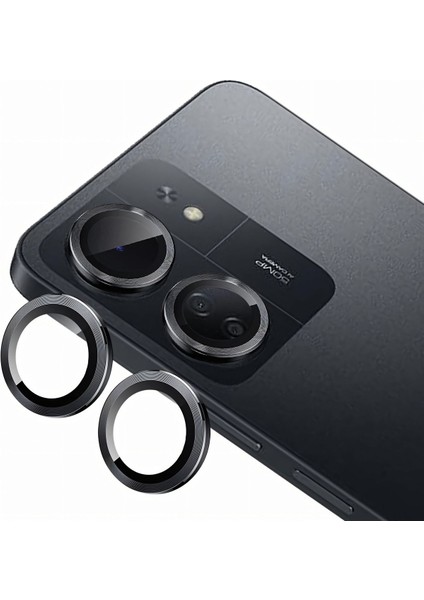 Xiaomi Redmi 13C Kamera Koruma Renkli Lens Koruyucu Temperli Cam Koruma