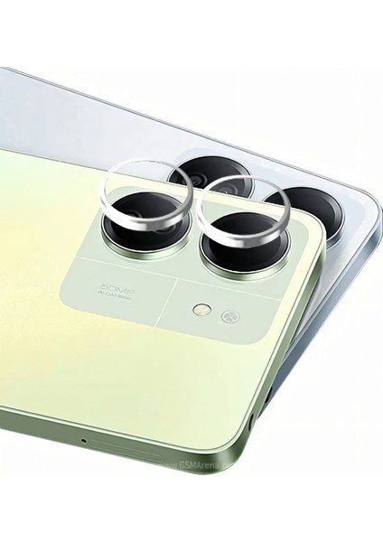 Poco C65 Kamera Koruma Renkli Lens Koruyucu Temperli Cam Koruma