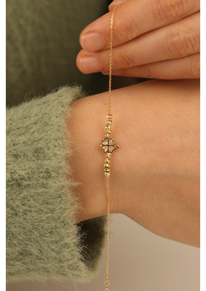 Yonca Dorikalı Altın Bileklik CGKBLK0287 fiyatları