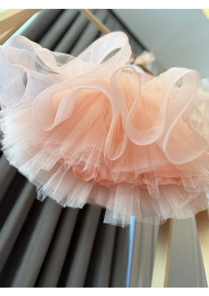 Babyaden Pullu Payetli Tütü Kabarık Doğum Günü Parti Kostüm Kısa Balon Kollu Abiye Kız Çocuk Elbise modelleri