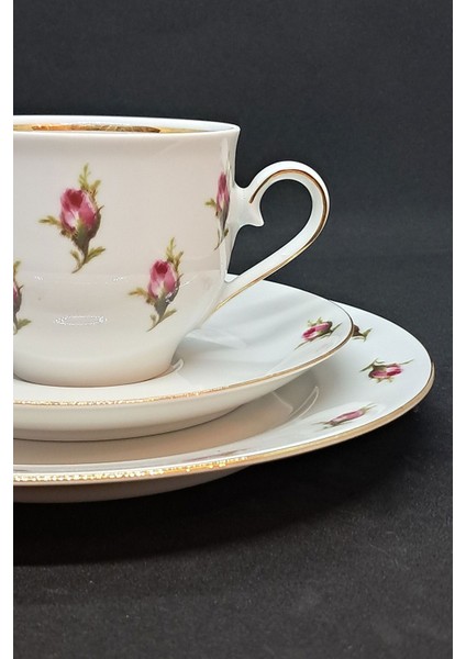 Mitterteich Tomurcuk Gül Vintage Çay Fincanı 3 Parça 170 Ml