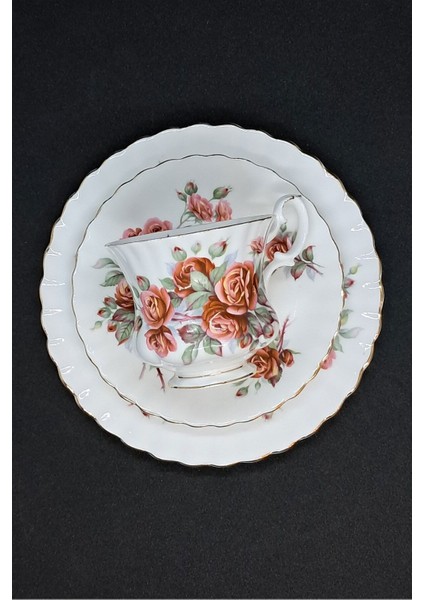 Centennial Rose Yıldönümü Gülü Vintage Çayfincanı 3 Parça fırsatları