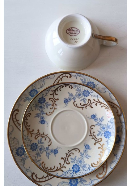 12401 Vintage Çay Fincanı Seti 3 Parça indirimleri