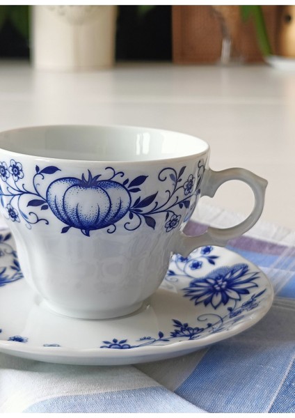 Nurantik Wunsiedel Bavaria Çay Fincanı Mavi Soğan Desen fiyatları