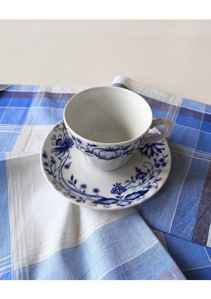 Nurantik Wunsiedel Bavaria Çay Fincanı Mavi Soğan Desen modelleri