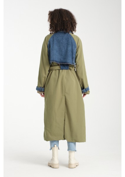 Kadın Denim Trençkot 1076 fırsatları