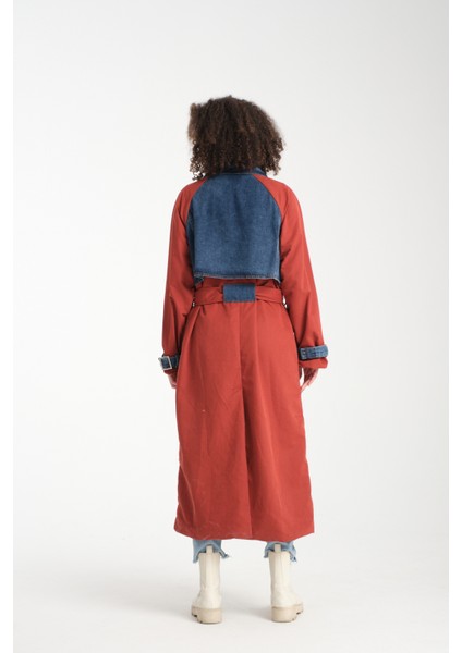 Kadın Denim Trençkot 1076 fırsatları