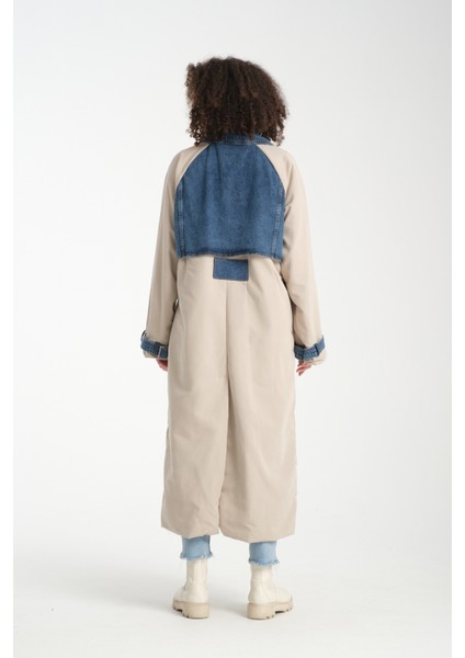 Kadın Denim Trençkot 1076 fırsatları