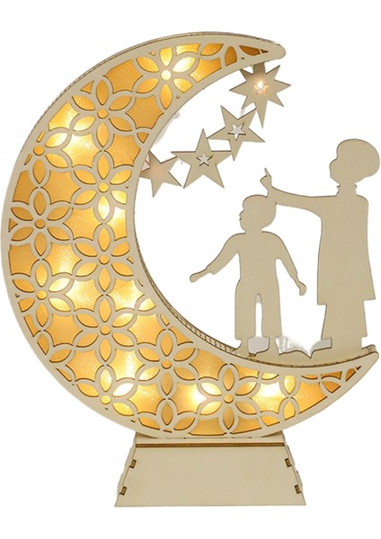 Ahşap LED Ahşap Ay Lambası Küre Lamba Tatil Dekoratif Lamba Yatak Odası Guru Ambiyans Modelleme Lambaları (Yurt Dışından)