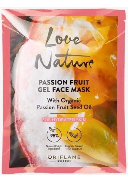 Love Nature Organik Çarkıfelek Meyvesi Çekirdeği Yağı Içeren Jel Yüz Maskesi fırsatları