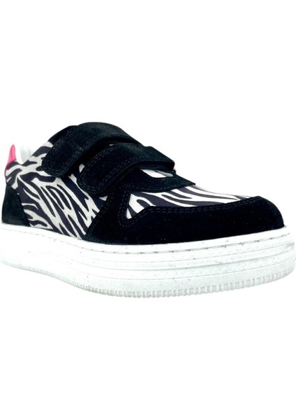 Cırtlı Içi ve Dışı Deri Kız Çocuk Spor Ayakkabı Siyah fiyatları