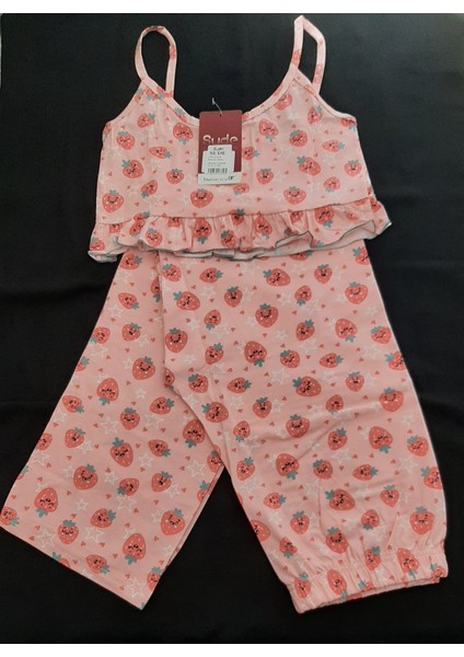 Bayan Crop Pijama Takımı