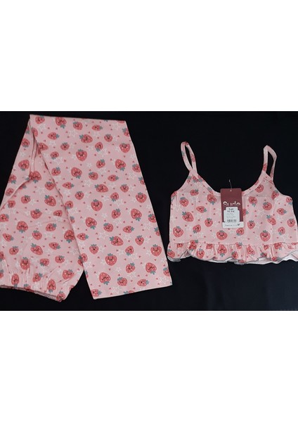 Bayan Crop Pijama Takımı