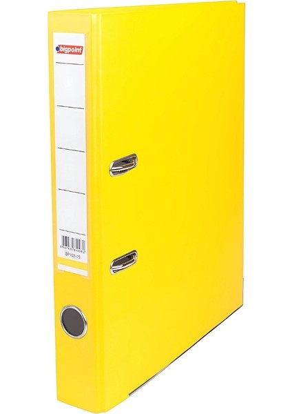 | Klasör, Dosya Düzenleyici, 2 Halkalı Mekanizmalı, 350 Adet Sayfa Kapasiteli Dar Klasör, Sarı