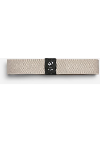 Domyos Kumaş Direnç Bandı - Ekstra Hafif Direnç - Bej - Fitness