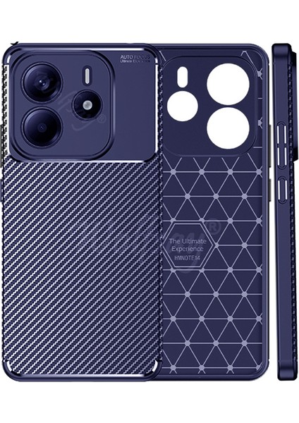 Xiaomi Redmi Note 14 4g Kılıf Karbon Silikon Case Kapak