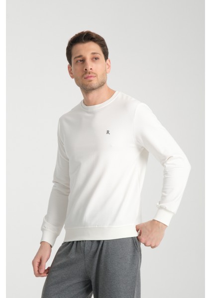 Erkek Uzun Kol Bisiklet Yaka Sweatshirt 3206 modelleri