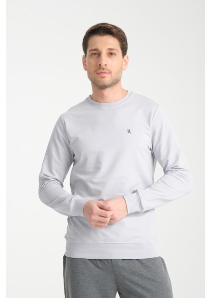 Erkek Uzun Kol Bisiklet Yaka Sweatshirt 3206 fiyatları