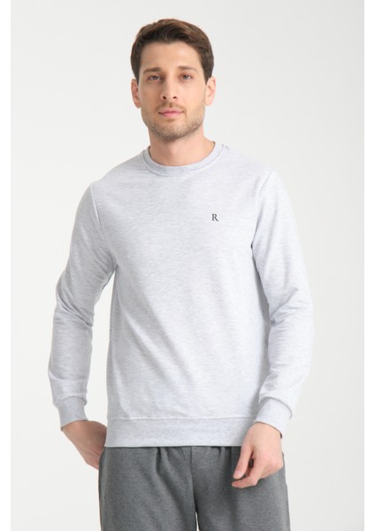 Erkek Uzun Kol Bisiklet Yaka Sweatshirt 3206 fiyatları
