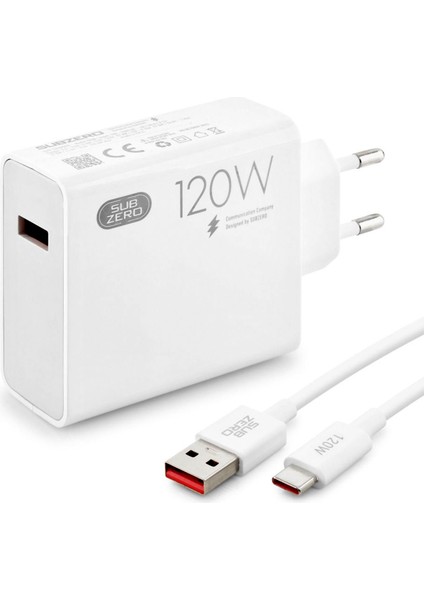 Poco F4 - Poco F4 Gt Uyumlu Turbo Hızlı Şarj Aleti 120W Type-C Hızlı Şarj ve Kablosu