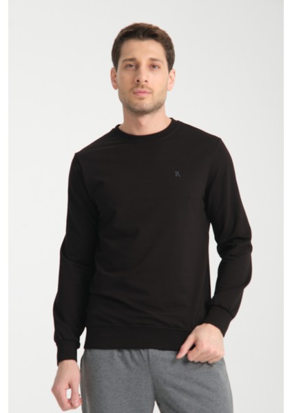 Erkek Uzun Kol Bisiklet Yaka Sweatshirt 3206 fiyatları