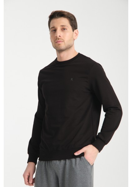 Erkek Uzun Kol Bisiklet Yaka Sweatshirt 3206 modelleri