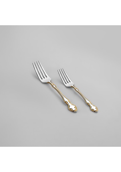 Adriana Altın Sade 6 Kişilik 36 Parça Kutulu Çatal Kaşık Bıçak Takımı fırsatları