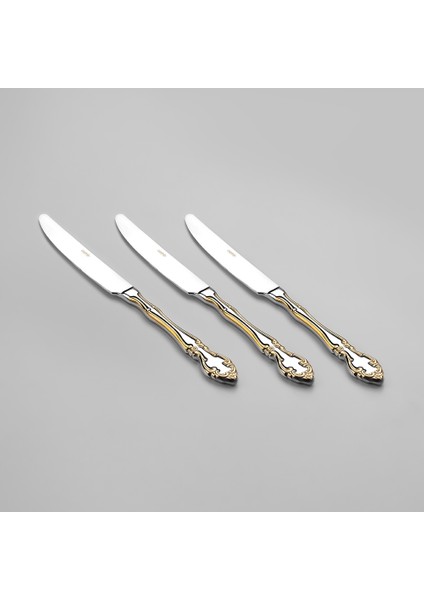 Adriana Altın Sade 6 Kişilik 36 Parça Kutulu Çatal Kaşık Bıçak Takımı indirimleri