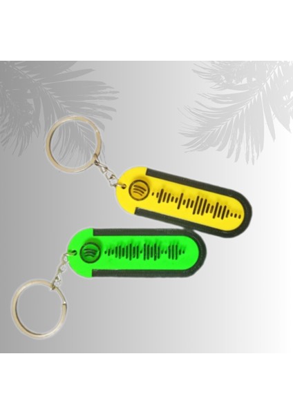 Kişiye Özel Spotify Anahtarlık-Kişileştirilebilir Sevgililer Günü Hediyesi-1 Hediye şarkı