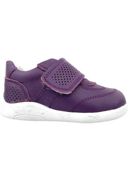 Scots Kız Ilk Adım Ayakkabısı Deri Spor Mor